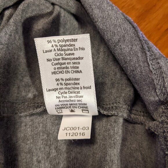 LulaRoe Colorblock Grey/Yellow Bodycon Dress size Large - Picture 6 of 12